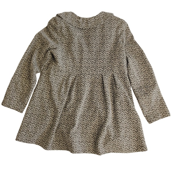 Elena Solano Tweed Button Front Belted Lined Coat - Picture 4 of 7